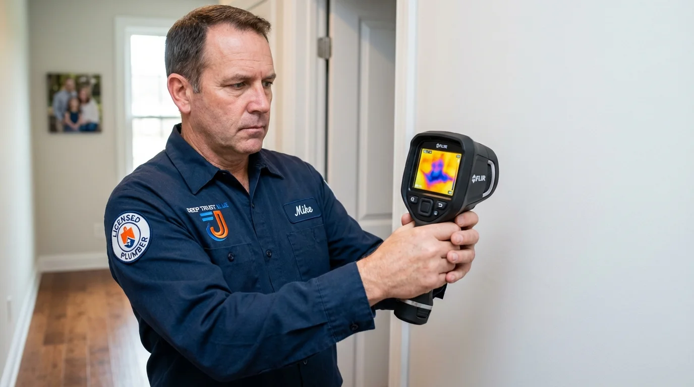 Thermal imaging leak detection by Johns Plumbing LLC in Towaoc
